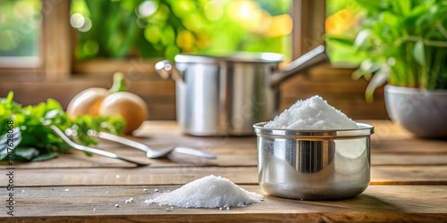 Alum on a Table - Natural Minerals for Home Use, Kitchen Essentials, and Health Benefits photo