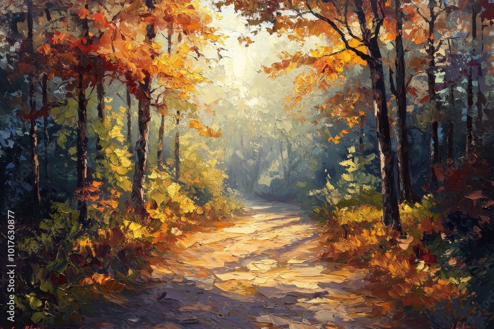 Obraz premium Abstract oil painting illustration background