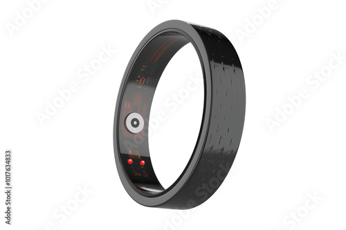 Smart Health Ring Body Monitoring Items Android Smart Ring,Smart Sleep. 3d illustration