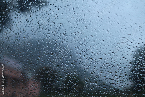 rain drops on window