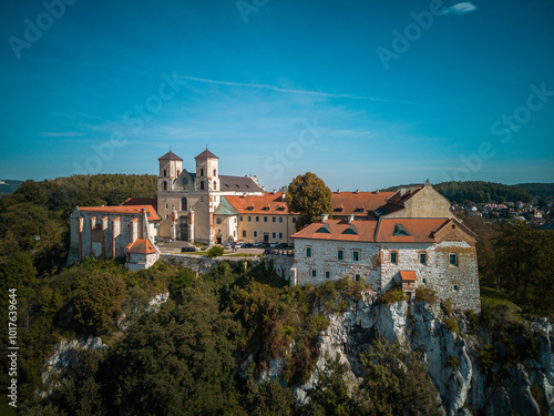 Monastery in Tyniec, in the city of Krakow, Poland.