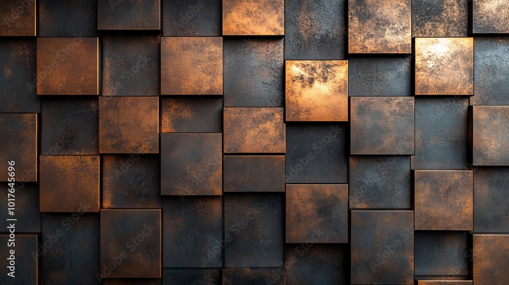 Seamless brushed bronze metal plate, polished surface with wide steel patterns, elegant light and dark gradients, creating a refined industrial aesthetic Seamless brushed bronze metal plate, polished surface with wide steel patterns, elegant light and dark gradients, creating a refined industrial aesthetic