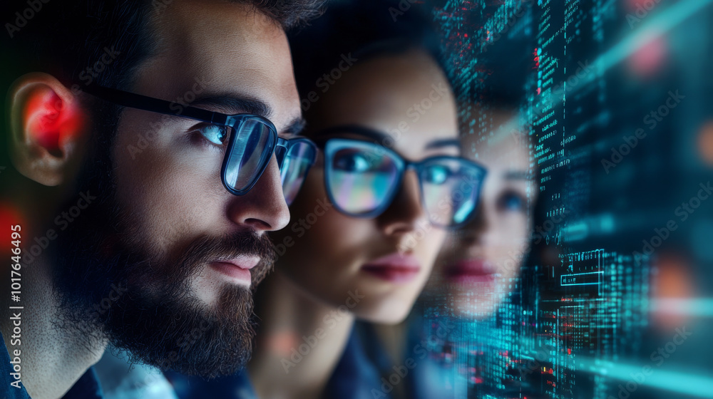 A group of executives discussing their long-term digital transformation roadmap, with a focus on innovation and technology adoption. A group of executives discussing their long-term digital transformation roadmap, with a focus on innovation and technology adoption.
