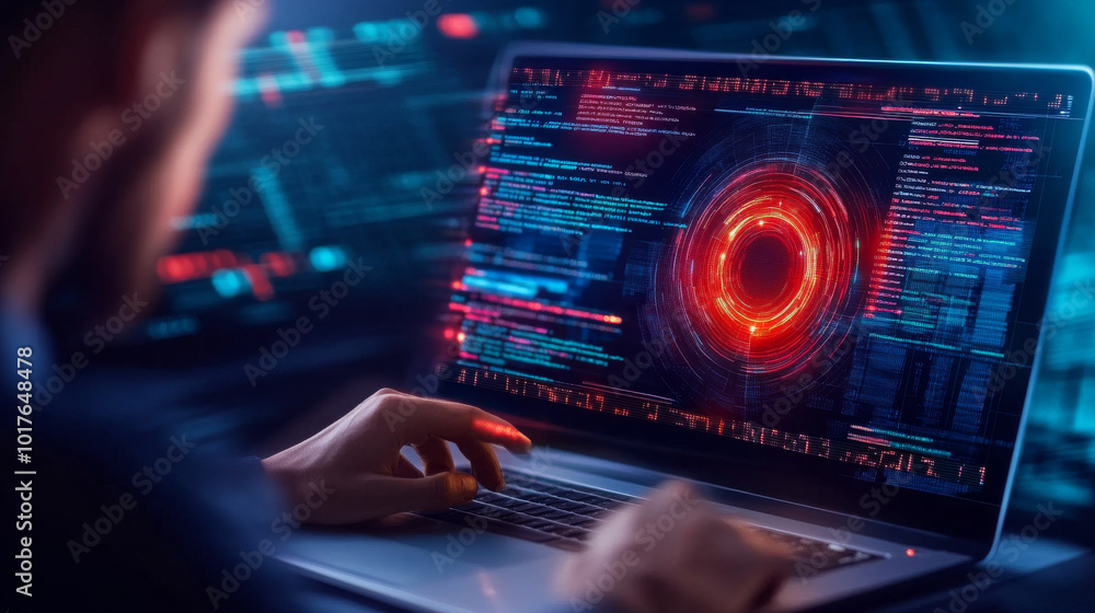 Fototapeta premium A corporate document displaying a comprehensive cybersecurity framework, focusing on both prevention and incident response measures.