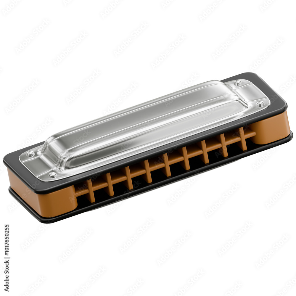 Harmonica 3D Musical Instrument Harmonica 3D Musical Instrument