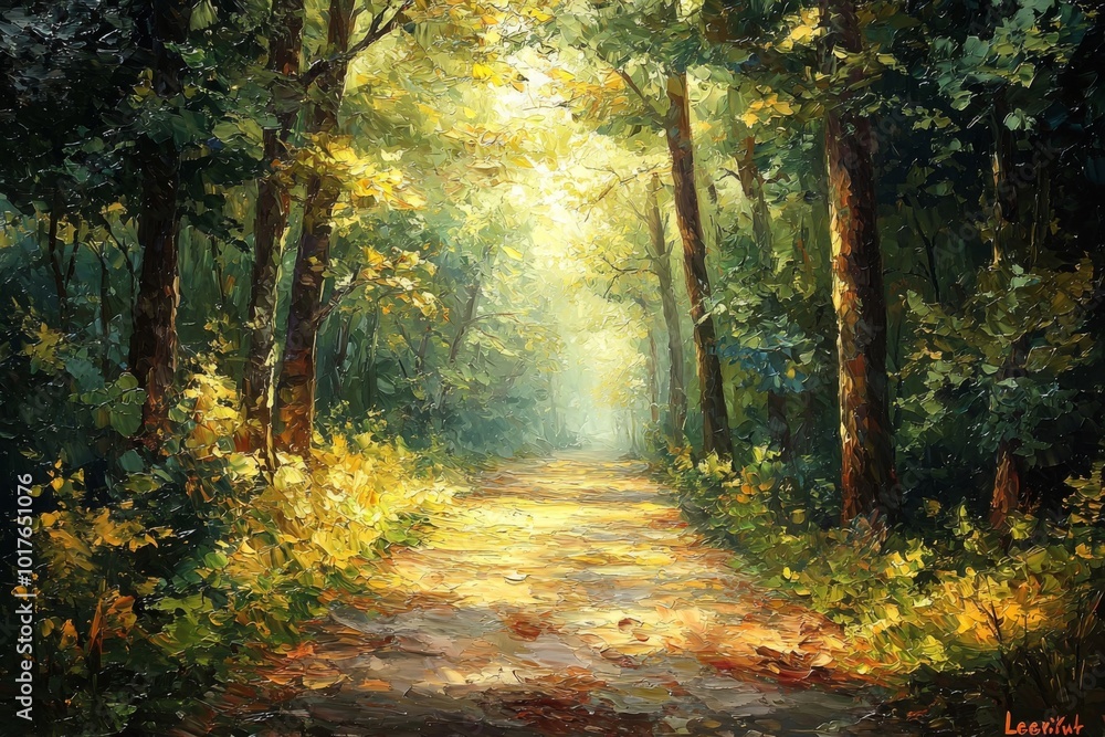 Obraz premium Abstract oil painting illustration background