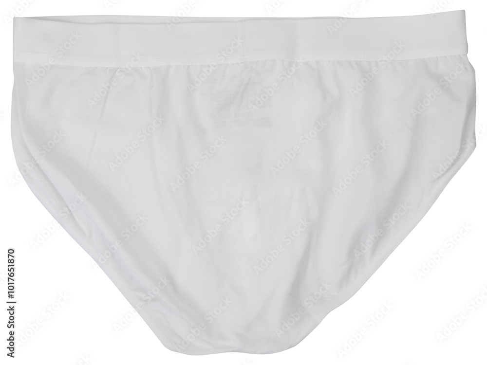 Back view of white briefs Back view of white briefs
