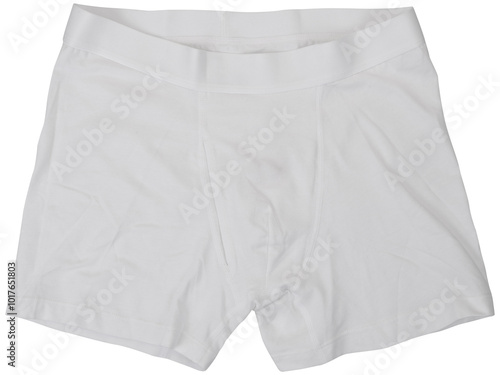 Foto Front view of white boxer briefs