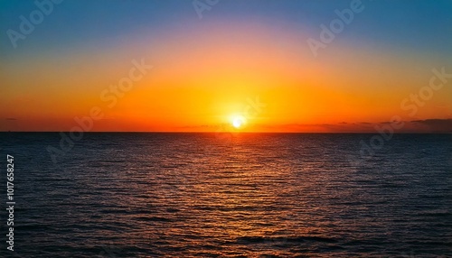 great sunset over the ocean