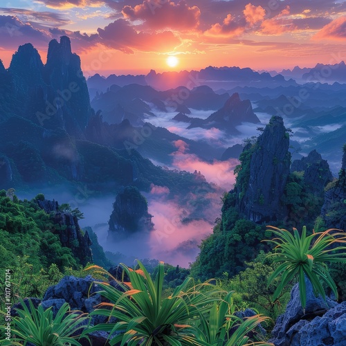 Mountains and nature