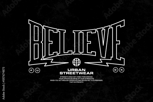 streetwear typography quotes t-shirt design ideas templates black and white