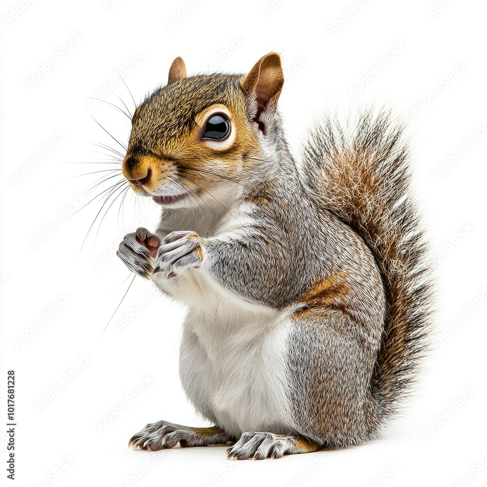 Obraz premium squirrel on isolated white background