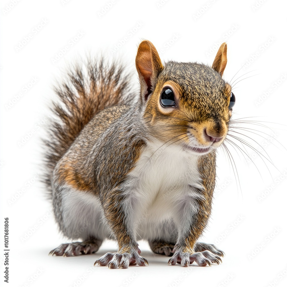Obraz premium squirrel on isolated white background