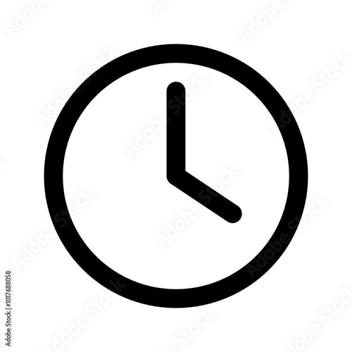 clock glyph icon