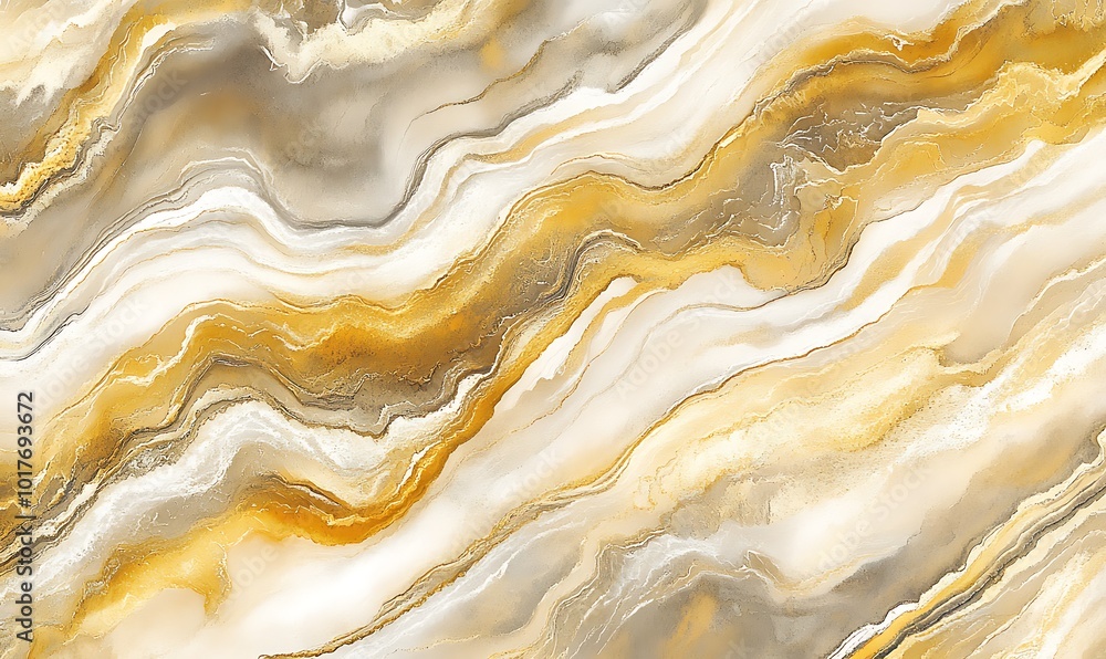 Abstract Swirling Marble Pattern in Golden Hues Abstract Swirling Marble Pattern in Golden Hues