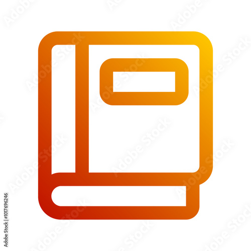 book gradient icon