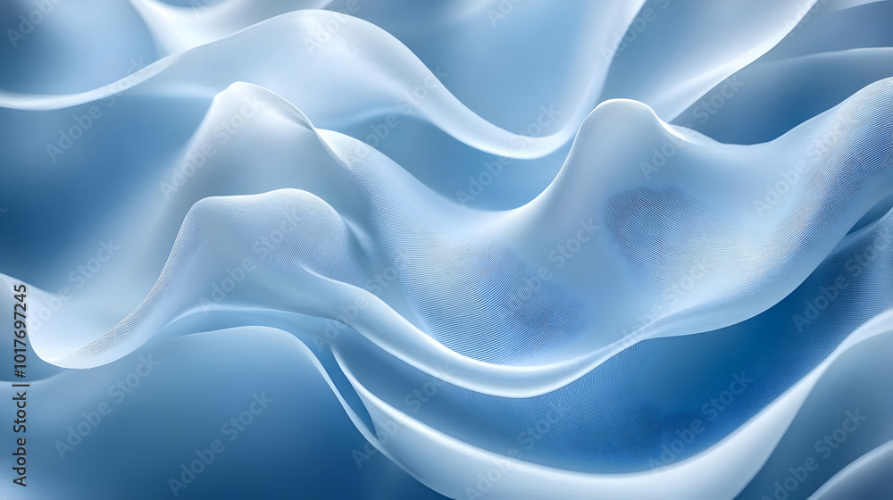 Abstract Blue Fabric Texture. Abstract Blue Fabric Texture.