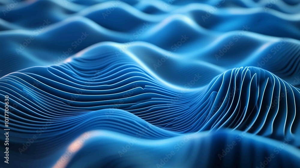 Abstract background made of Blue and Green 3D Undulating lines. Multicolored 3D Render with copy-space.
Abstract background made of Blue and Green 3D Undulating lines. Multicolored 3D Render with copy-space.