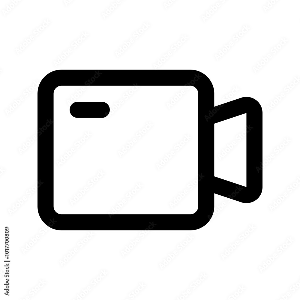 video camera line icon video camera line icon