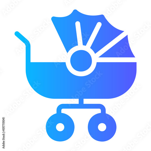 baby carriage Gradient icon