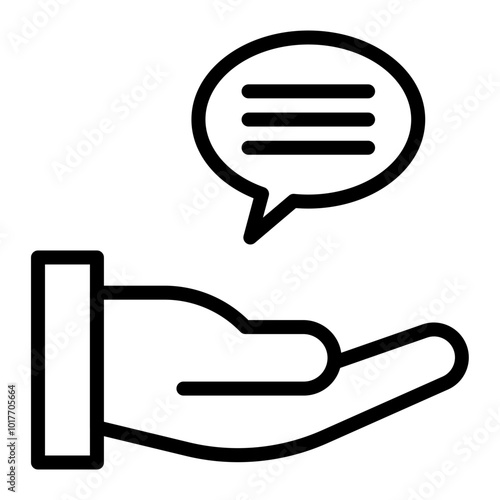 Advice Vector Line Icon Design