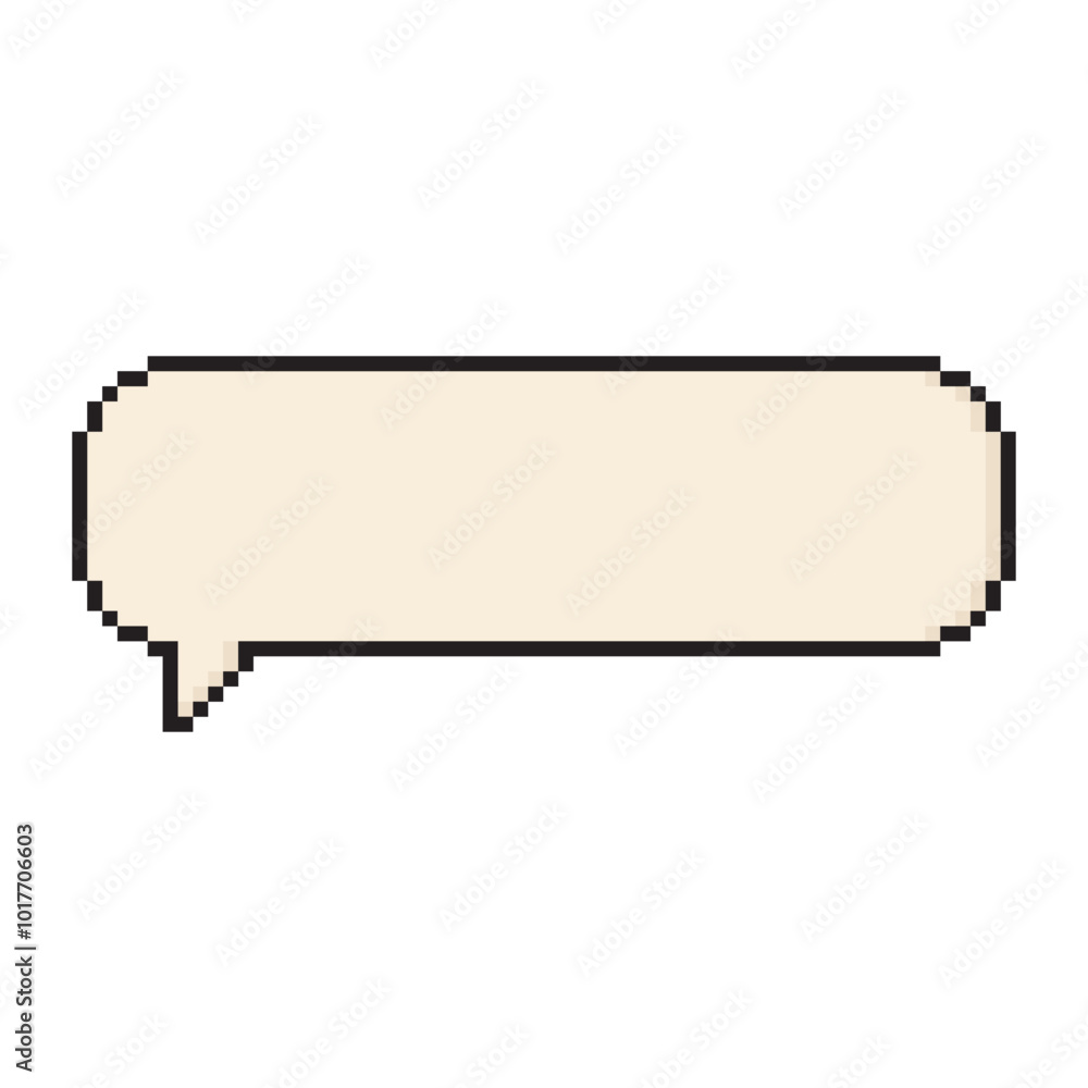 Speech Bubble Pixel Speech Bubble Pixel