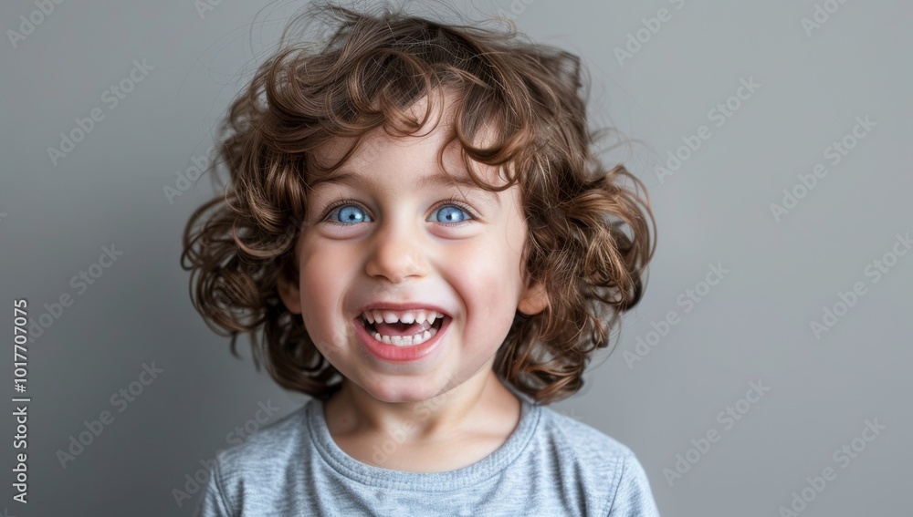 Adorable little boy with wavy brown hair and blue eyes, smiling mischievously at the camera, Little Boy's Joyful Smile: young boy with bright red curly hair, his face radiating pure joy and happiness Adorable little boy with wavy brown hair and blue eyes, smiling mischievously at the camera, Little Boy's Joyful Smile: young boy with bright red curly hair, his face radiating pure joy and happiness