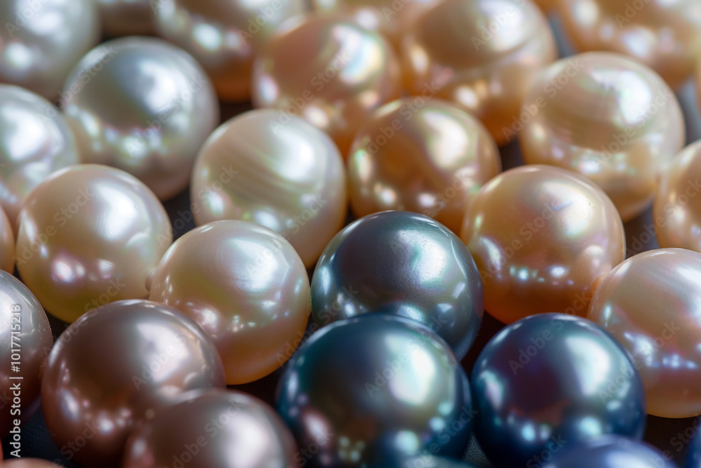 Multi colors pearls background generated.AI Multi colors pearls background generated.AI
