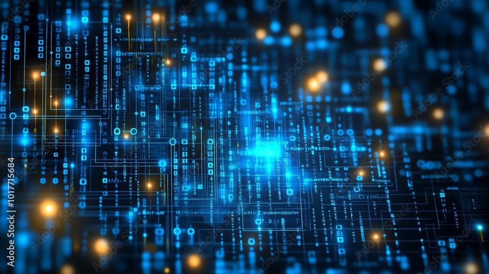 Abstract digital data background. Art can be used in the description of network abilities, technological processes, digital storages, science, education, etc.
Abstract digital data background. Art can be used in the description of network abilities, technological processes, digital storages, science, education, etc.