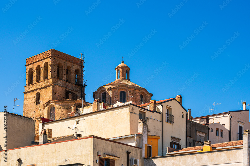 Fototapeta premium views of the city center of Ferrandinam Matera, Basilicata