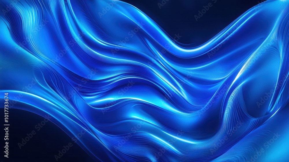 The Flowing Blue Wave Design The Flowing Blue Wave Design
