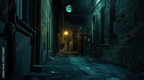 Fototapeta Naklejka Na Ścianę i Meble -  old street in the night