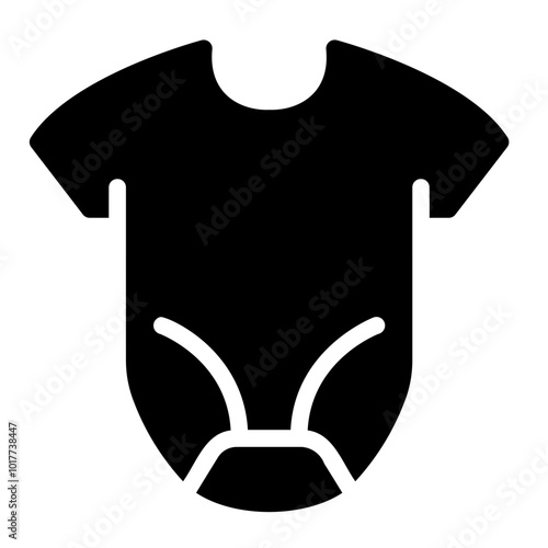 baby clothes Solid icon