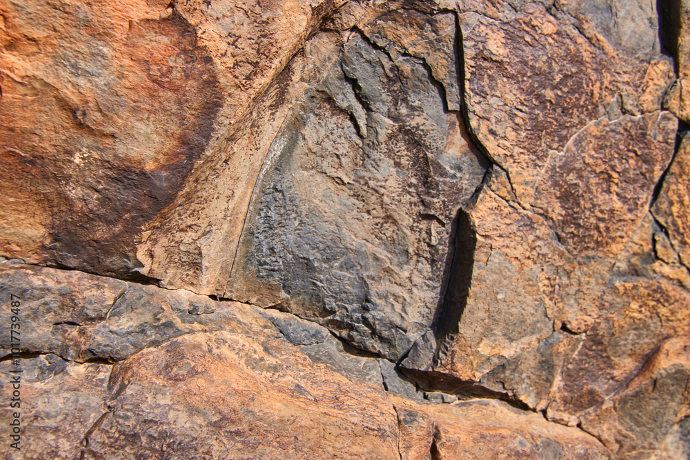 Obraz premium close up von einem stein