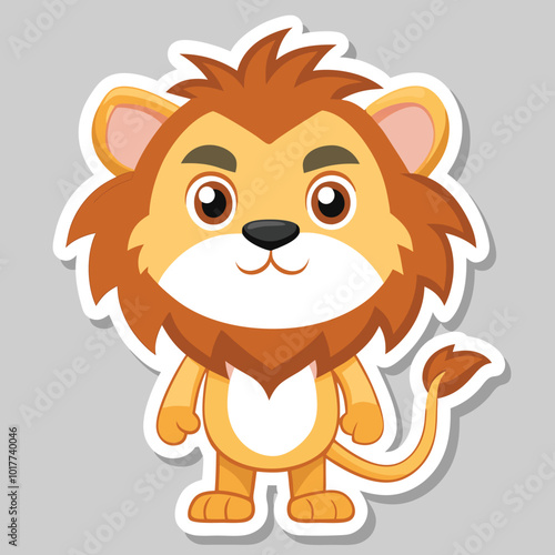 lion cartoon character photo