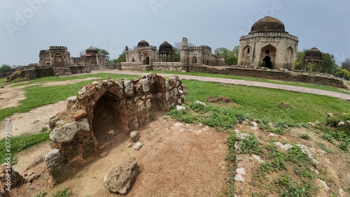 Medieval period Group Of Tomb at Jhajjar city, Haryana, India photo