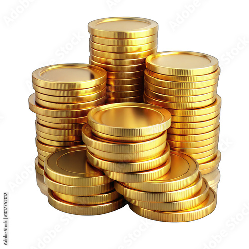 stack of golden coins