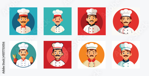 Chef: Professional Culinary Expert in Action - Food Preparation and Cooking Illustration