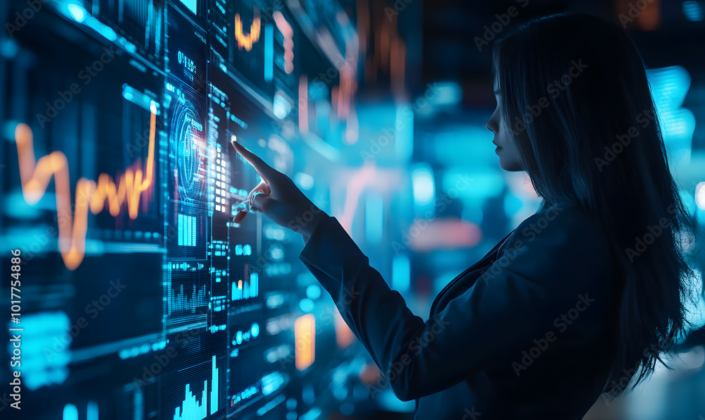 Futuristic Business Collaboration: AI-Driven Strategies, Augmented Reality Insights, Virtual Reality Simulations, and Holographic Financial Data for Smart Office Innovation