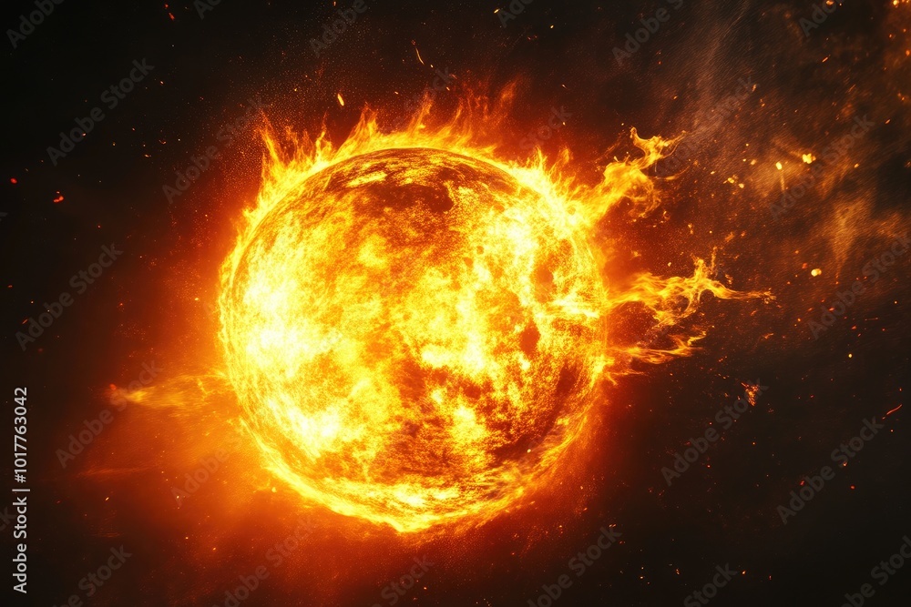 Volcanic Solar Eruption Casting Heat on a Vulnerable Planet Volcanic Solar Eruption Casting Heat on a Vulnerable Planet