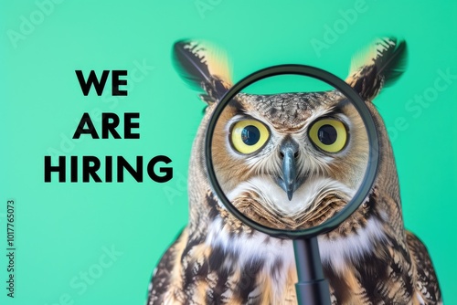 Owl in Focus: Explore Exciting Job Openings with Us photo