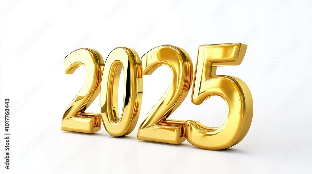 Bold Shiny '2025' Balloon Letters for Events Bold Shiny '2025' Balloon Letters for Events