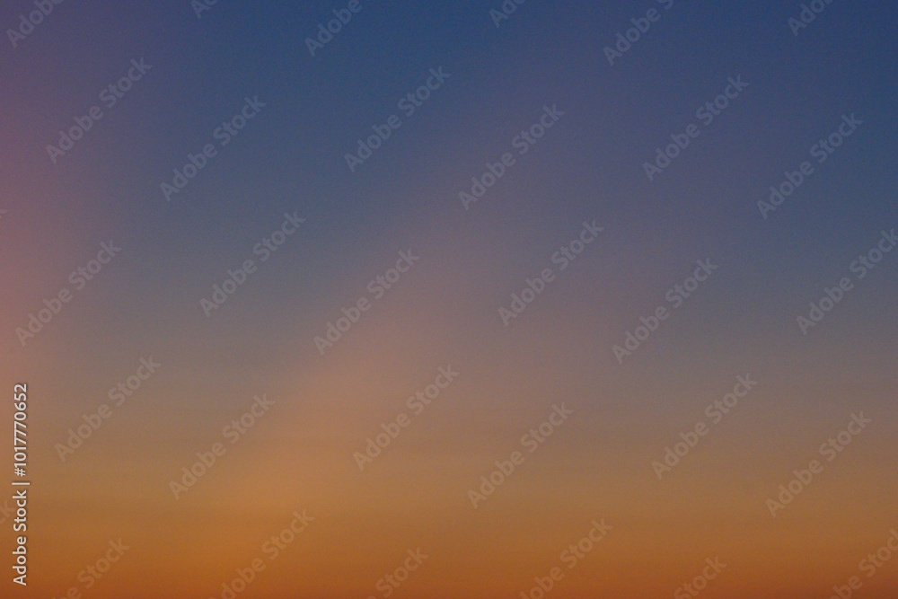 Obraz premium Gradient blur Overlay Orange Sky Evening Sunset