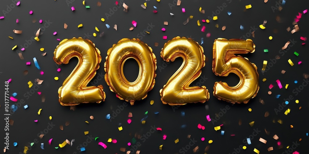 Shimmering New Year: Golden 2025 Celebration Shimmering New Year: Golden 2025 Celebration