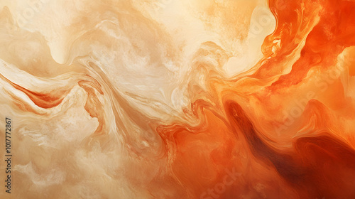 Fototapeta Naklejka Na Ścianę i Meble -  Pumpkin Spice Abstract