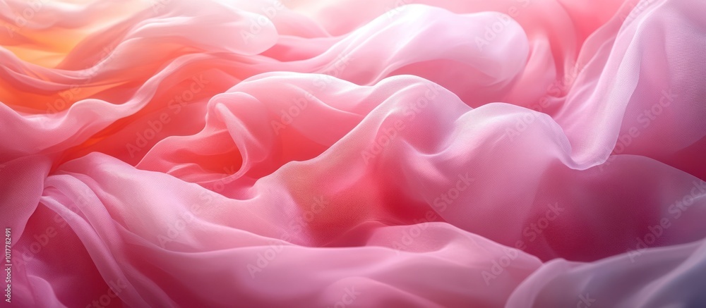 Obraz premium Abstract Pink and White Fabric Background.