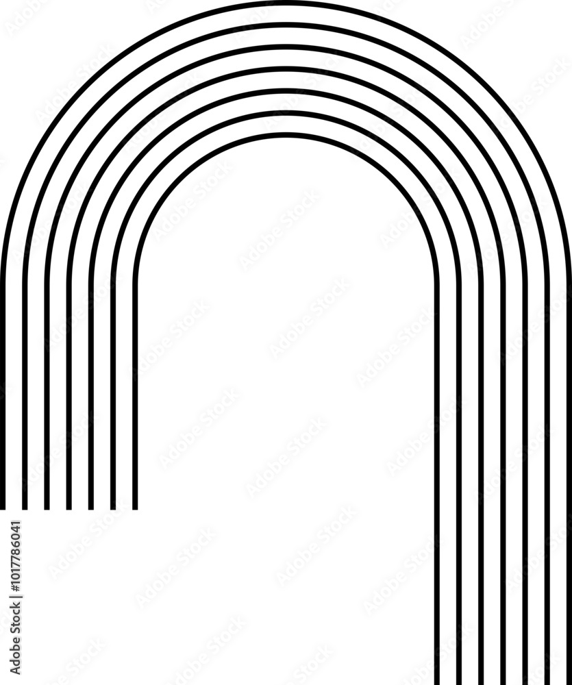 Boho Geometric Arch Element Boho Geometric Arch Element