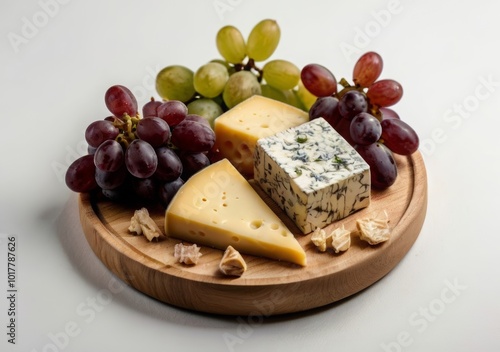 Cheese Platter with Grapes