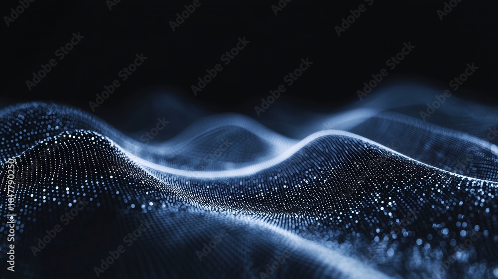 Futuristic Glowing Particle Wave Backdrop for Digital Technology and Science Concepts Futuristic Glowing Particle Wave Backdrop for Digital Technology and Science Concepts