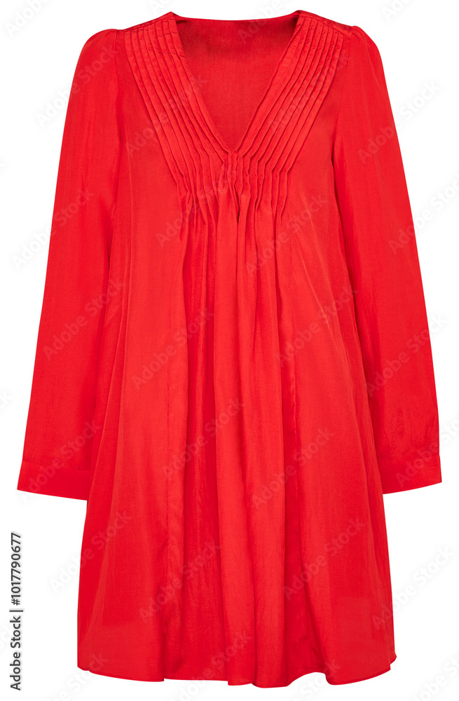 red blouse isolated on white red blouse isolated on white